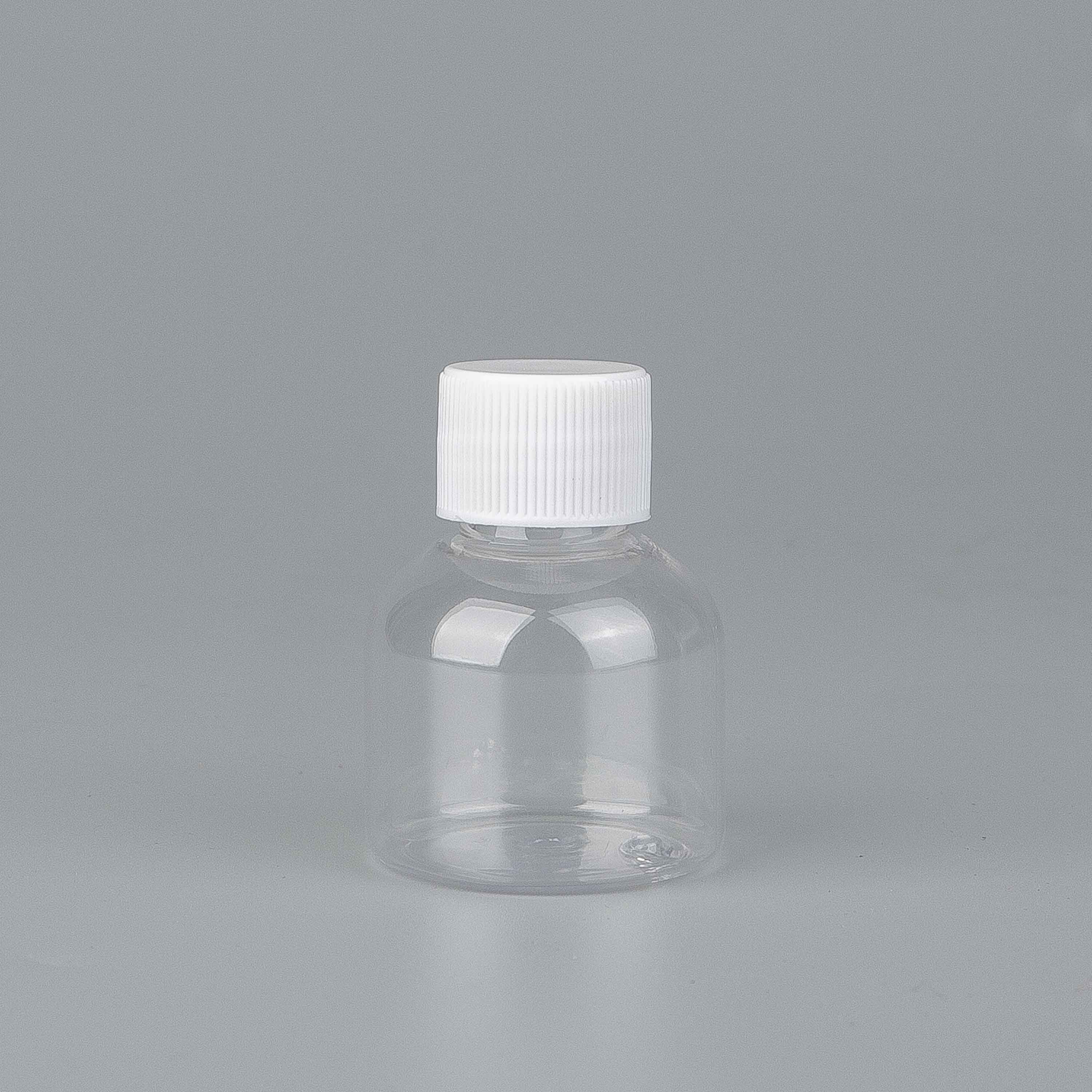 30ml/1oz 透明塑料 PET 样品试剂瓶带喷雾器