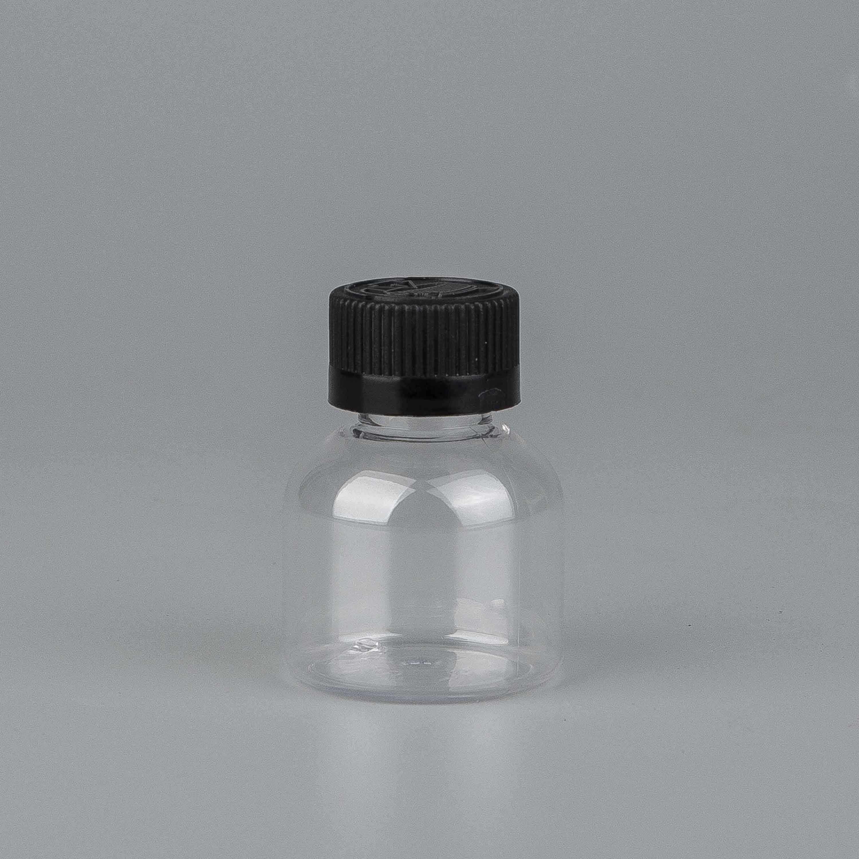 30ml/1oz 透明塑料 PET 样品试剂瓶带喷雾器