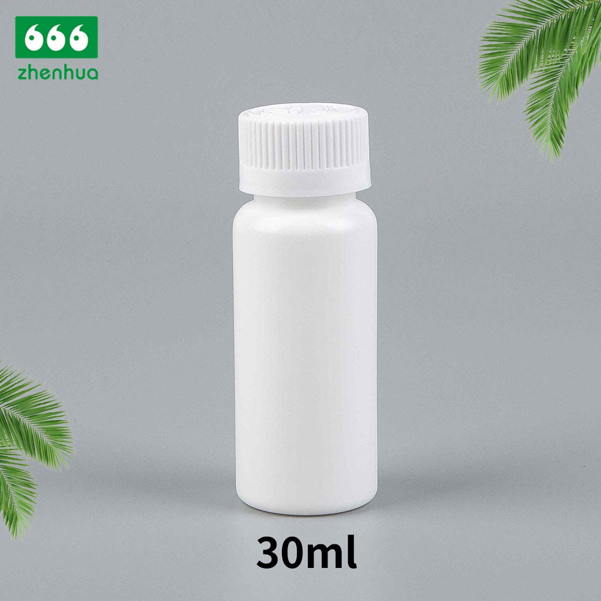 15/20/30/40ml 白色圆形 HDPE 医用喷雾瓶空便携式液体喷雾瓶