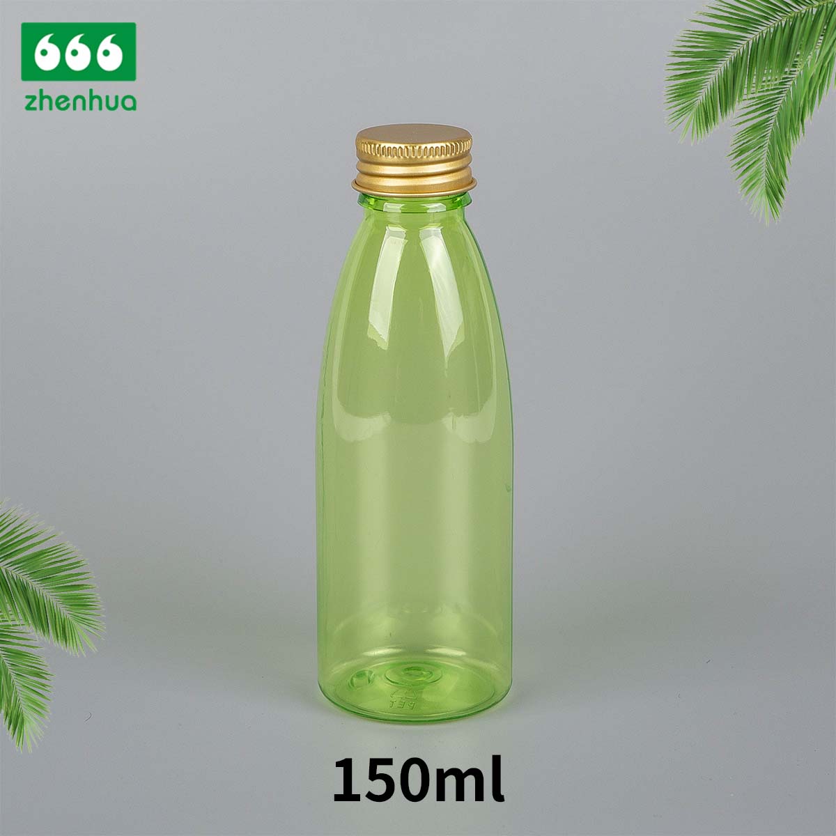 150ml/200ml/350ml 圆形白色/透明 PET 药用漱口水瓶果汁饮料瓶带防盗盖