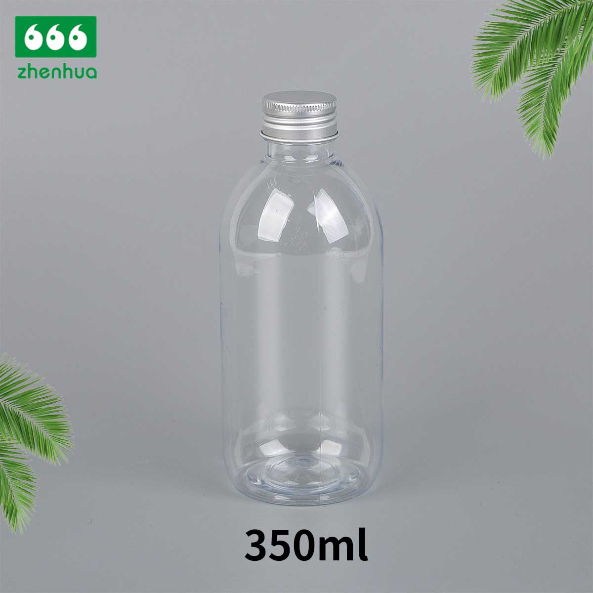 150ml/200ml/350ml 圆形白色/透明 PET 药用漱口水瓶果汁饮料瓶带防盗盖